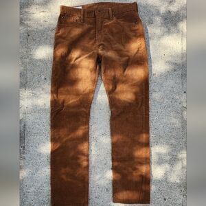 Gap Cordurouy Pants 28/30 Brown Straight Cotton, Like‎ New